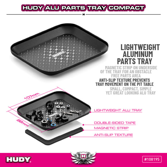 Alu Parts Tray Compact - Magnetic & Anti-Slip