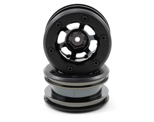 Mini Rock Crawler Wheels (Black Chrome)
