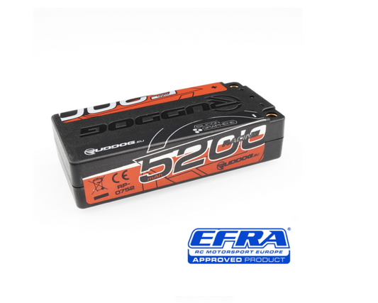 Racing 5200mAh 150C/75C 7.6V LCG Short Stick Pack LiPo-HV Battery