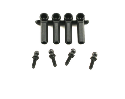 Balls. Studded W/Rod End