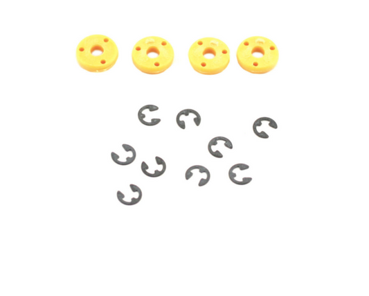 Teflon Shock Pistons #55 Orange