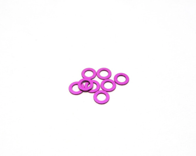3mm Alloy Spacer Set (1.0mm) [Purple]