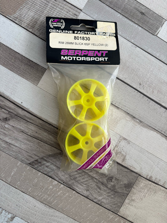Rim 30mm slick 6SP yellow (2)