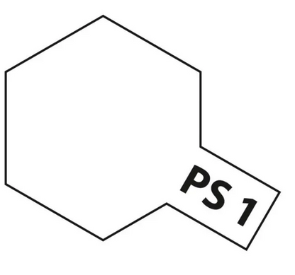 Spray Paint Can - PS-1 White for Polycarbonate Bodies (100ml)