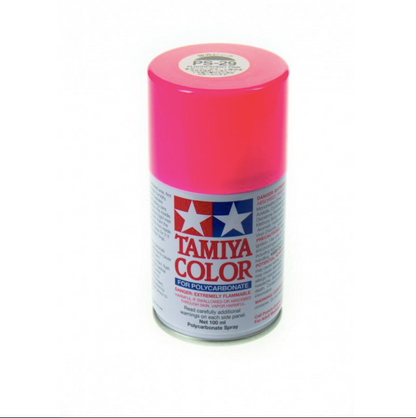 Spray Paint Can - PS-29 Fluorescent Pink for Polycarbonate Bodies (100ml)