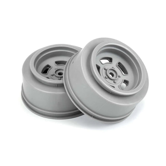 1/10 Slot Mag Drag Spec Rear 2.2"/3.0" 12mm Drag Wheels (2) Gray
